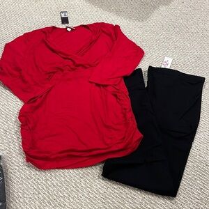 Woman’s size small maternity outfit